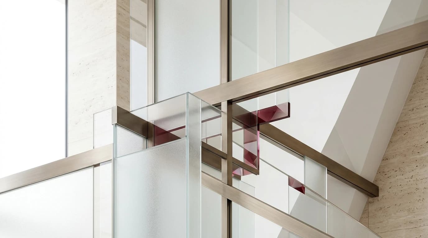 SNG Geometric Architectural Glass Abstract